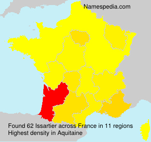 Surname Issartier in France Surname Issartier in France