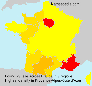 Surname Isse in France Surname Isse in France