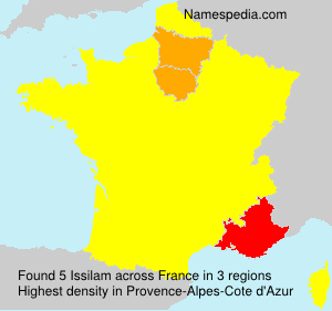 Surname Issilam in France Surname Issilam in France