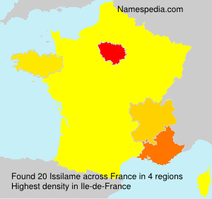 Surname Issilame in France Surname Issilame in France