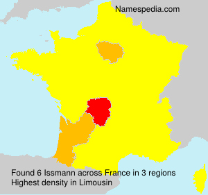 Surname Issmann in France Surname Issmann in France