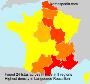 Surname Istas in France Surname Istas in France