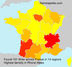 Surname Ithier in France Surname Ithier in France