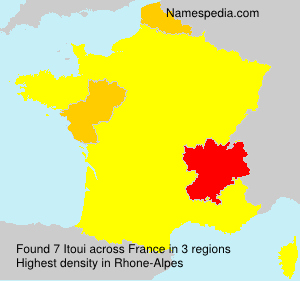 Surname Itoui in France Surname Itoui in France