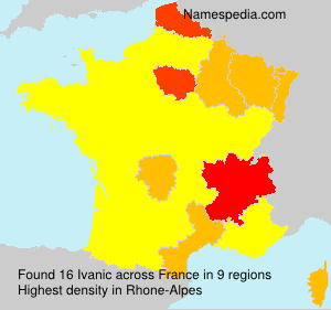 Surname Ivanic in France Surname Ivanic in France