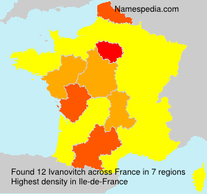 Surname Ivanovitch in France Surname Ivanovitch in France
