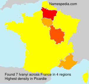 Surname Ivanyi in France Surname Ivanyi in France