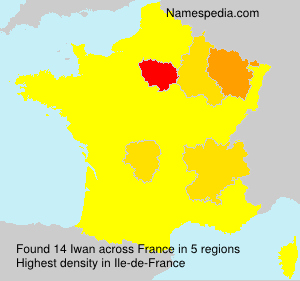 Surname Iwan in France Surname Iwan in France
