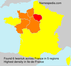 Surname Iwaniuk in France Surname Iwaniuk in France