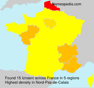 Surname Iznasni in France Surname Iznasni in France