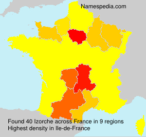 Surname Izorche in France Surname Izorche in France