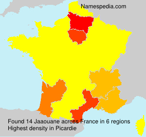 Surname Jaaouane in France Surname Jaaouane in France