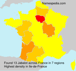 Surname Jabalot in France Surname Jabalot in France