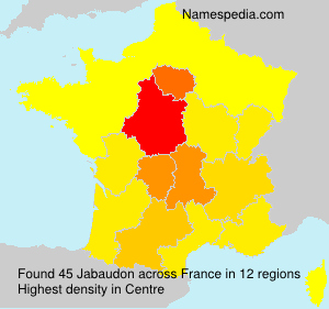 Surname Jabaudon in France Surname Jabaudon in France