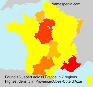 Surname Jabert in France Surname Jabert in France