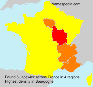 Surname Jacewicz in France Surname Jacewicz in France