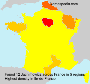 Surname Jachimowicz in France Surname Jachimowicz in France