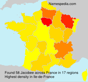 Surname Jacobee in France Surname Jacobee in France