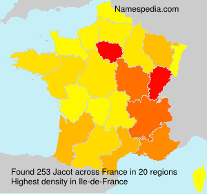 Surname Jacot in France Surname Jacot in France