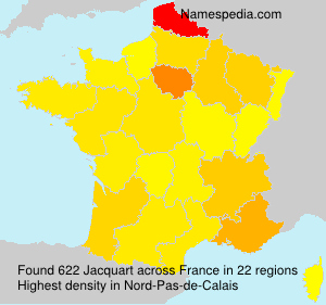 Surname Jacquart in France Surname Jacquart in France