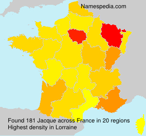 Surname Jacque in France Surname Jacque in France