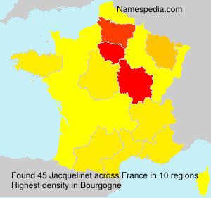 Surname Jacquelinet in France Surname Jacquelinet in France