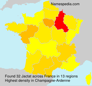 Surname Jactat in France Surname Jactat in France