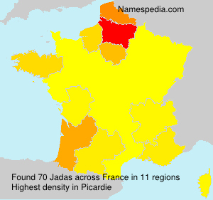 Surname Jadas in France Surname Jadas in France