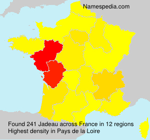 Surname Jadeau in France Surname Jadeau in France