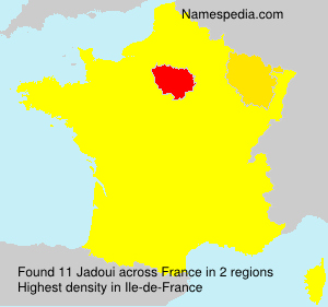 Surname Jadoui in France Surname Jadoui in France