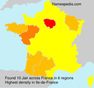 Surname Jair in France Surname Jair in France