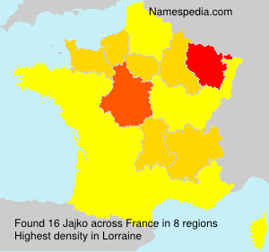 Surname Jajko in France Surname Jajko in France