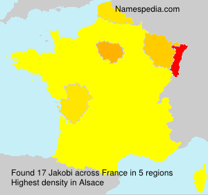 Surname Jakobi in France Surname Jakobi in France