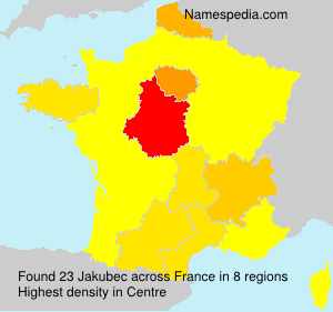 Surname Jakubec in France Surname Jakubec in France