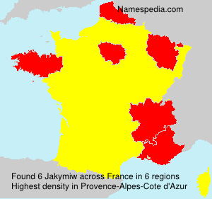 Surname Jakymiw in France Surname Jakymiw in France