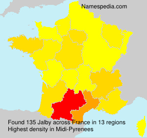Surname Jalby in France Surname Jalby in France