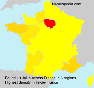 Surname Jalkh in France Surname Jalkh in France