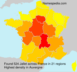 Surname Jallet in France Surname Jallet in France