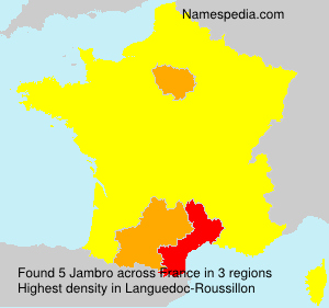 Surname Jambro in France Surname Jambro in France