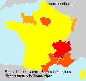 Surname Jamel in France Surname Jamel in France