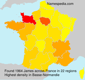 Familiennamen James - France