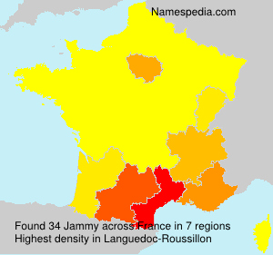 Surname Jammy in France Surname Jammy in France