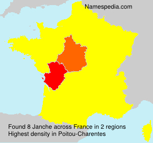 Surname Janche in France Surname Janche in France