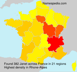 Surname Janet in France Surname Janet in France