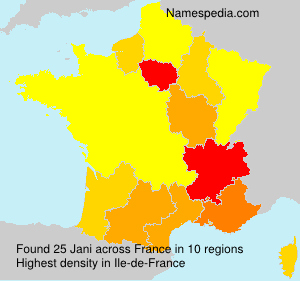 Surname Jani in France Surname Jani in France