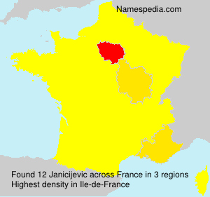 Surname Janicijevic in France Surname Janicijevic in France