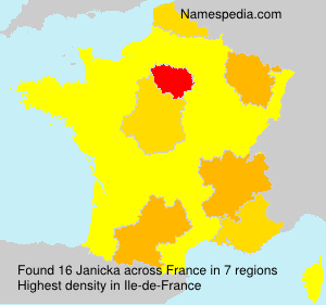 Surname Janicka in France Surname Janicka in France