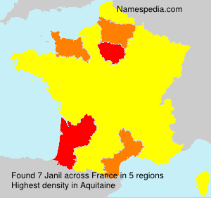 Surname Janil in France Surname Janil in France
