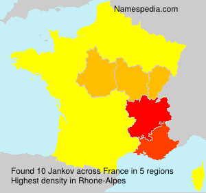 Surname Jankov in France Surname Jankov in France