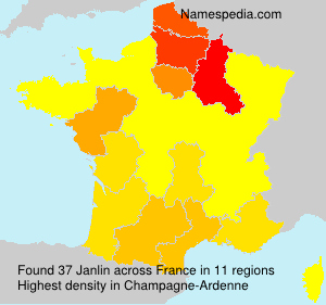 Surname Janlin in France